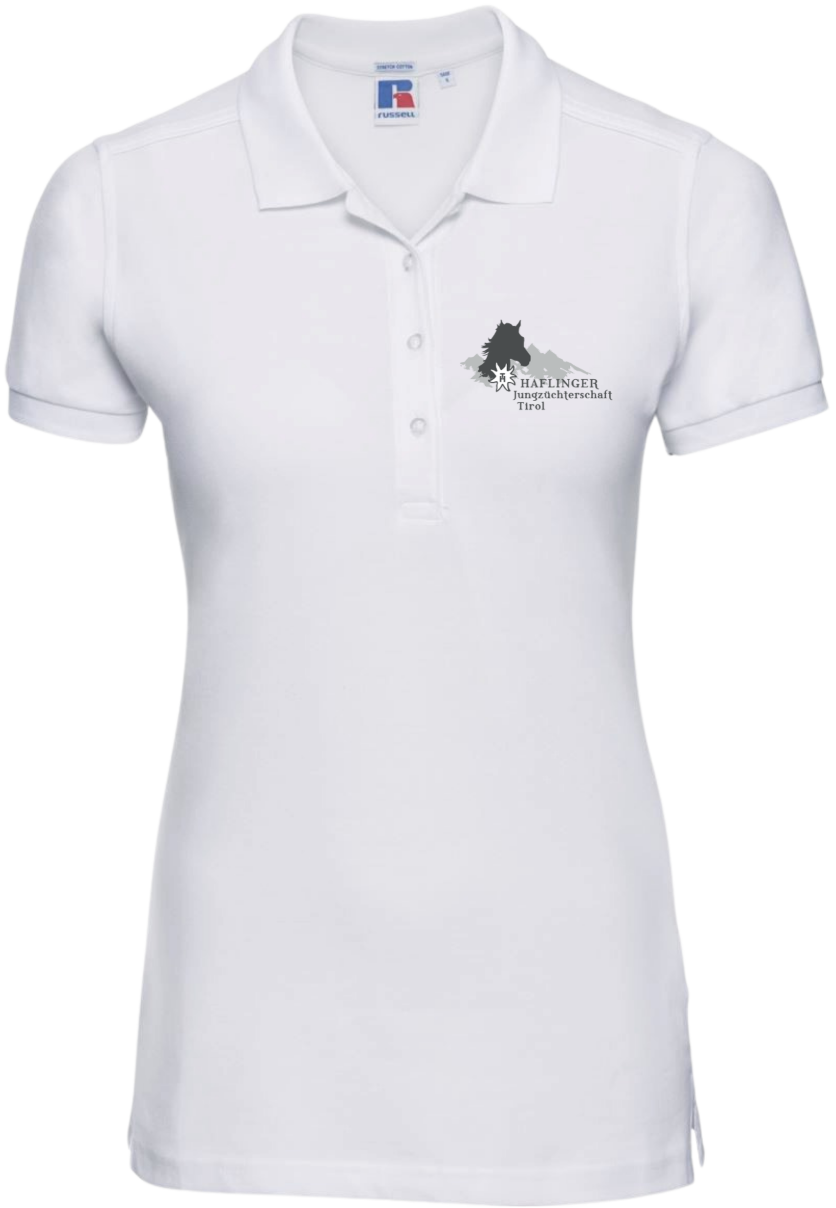 Ladies Fitted Stretch Polo WEISS